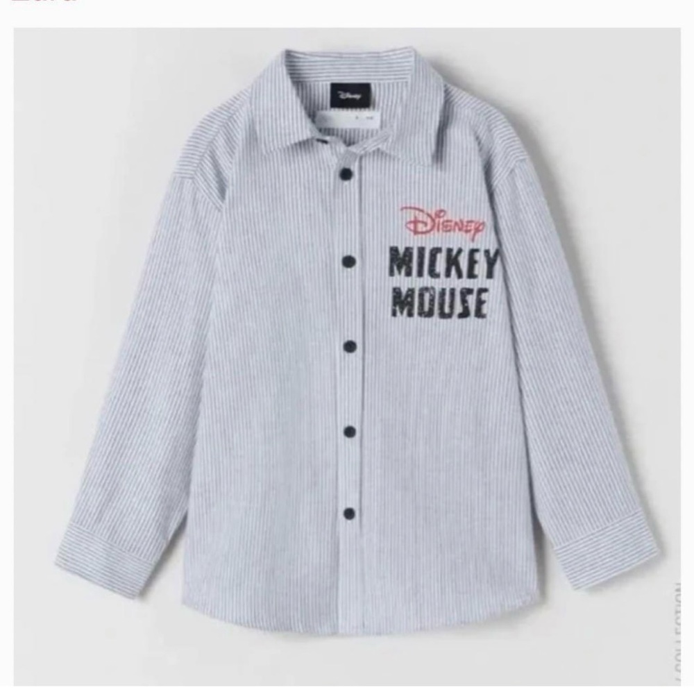 NWT Zara Disney collared shirt